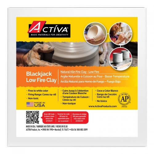 Blackjack Low Fire Clay™ Natural Kiln Earthenware, 5 lb (2.3 kg)